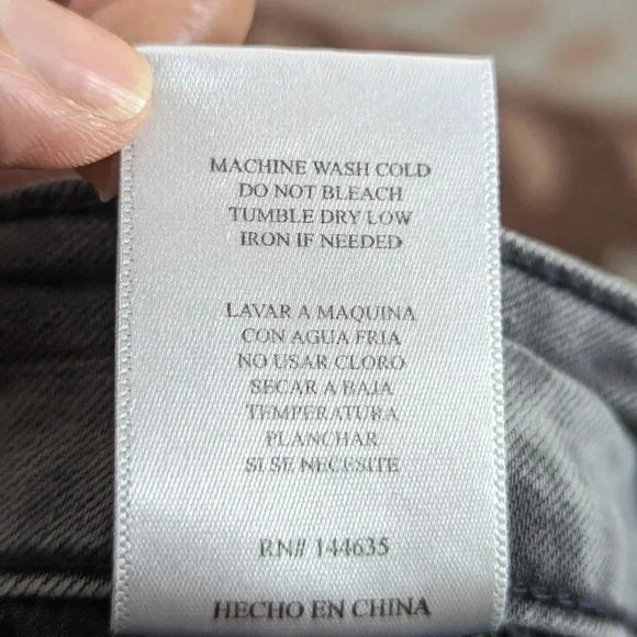 Kancan Women’s Size 29 Slim Ankle Zip Skinny Jeans Gray Stretchy Raw Edge Hem - Picture 7 of 11